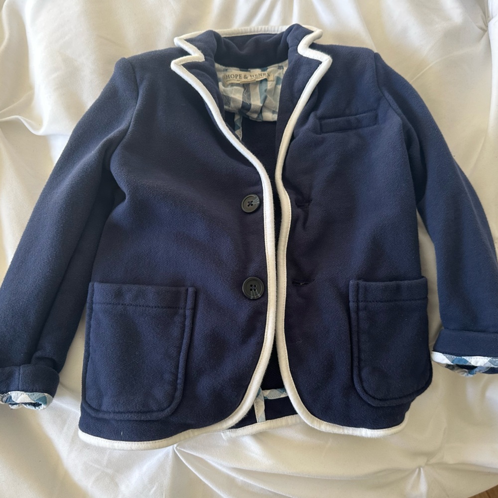 Hope & Henry Toddler Boy Knit Blazer